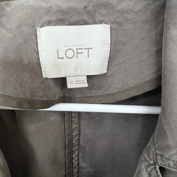 LOFT Women's Olive Green/grey Jacket - Picture 5 of 5